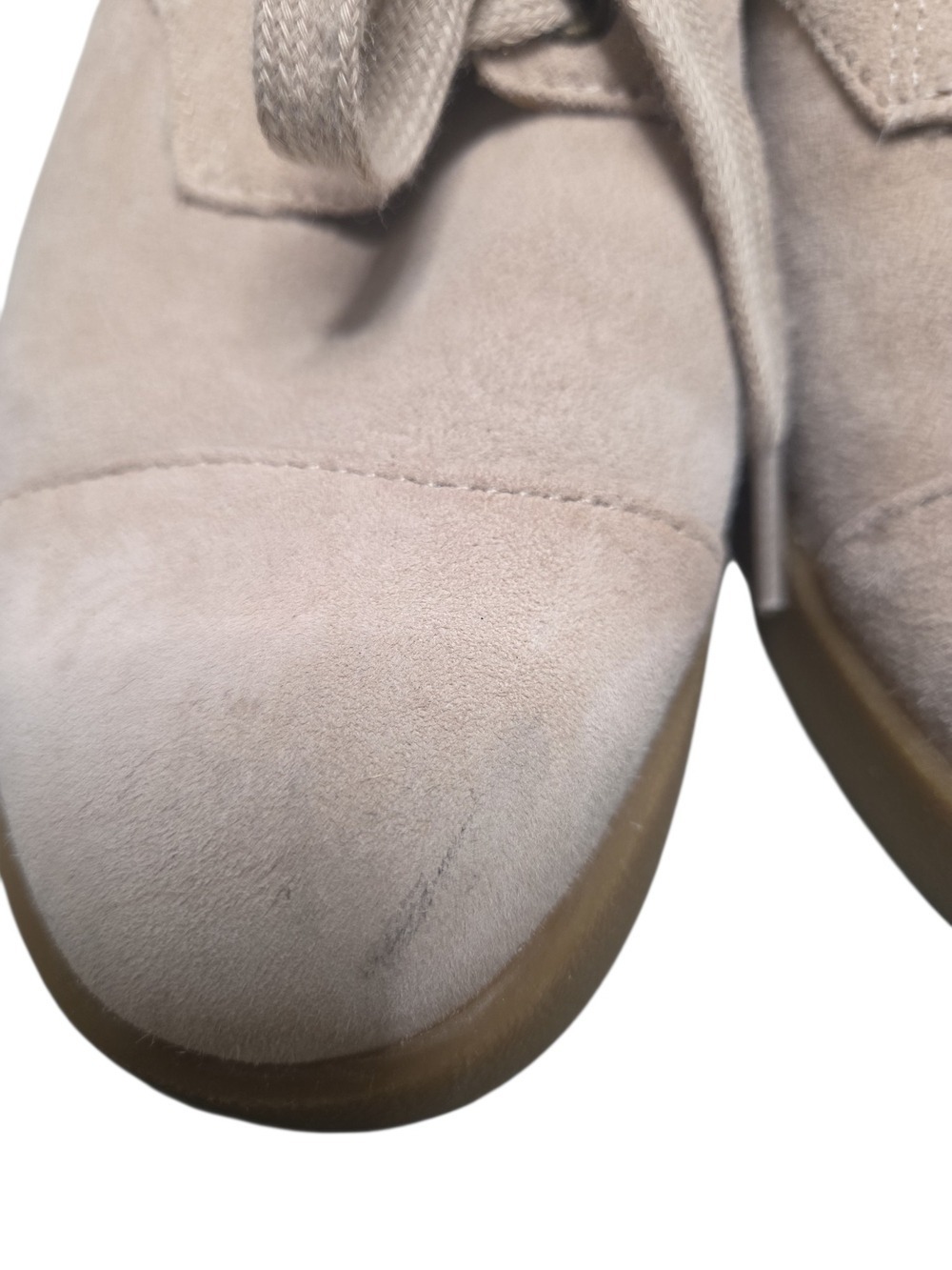 Vionic Women's Suede Lace-Up Loafer Light Taupe - Picture 9 of 9